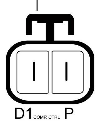 Kintamosios srovės generatorius LUCAS LRA02875