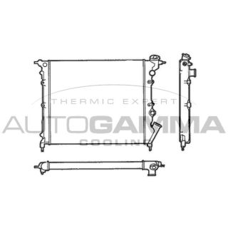 Radiatorius, variklio aušinimas AUTOGAMMA 100851