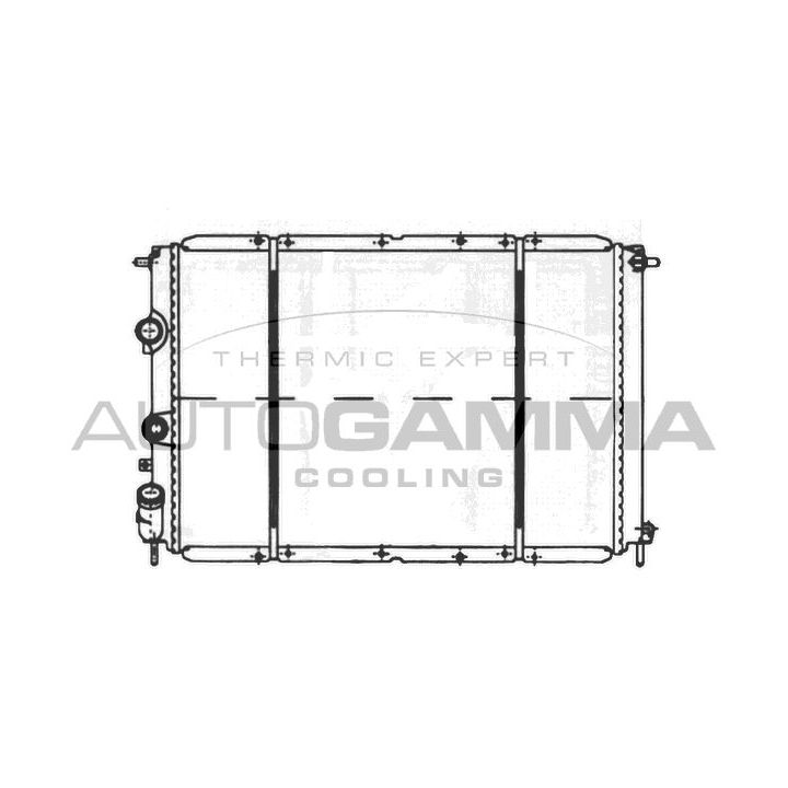 Radiatorius, variklio aušinimas AUTOGAMMA 100905