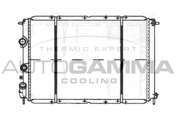 Radiatorius, variklio aušinimas AUTOGAMMA 100905
