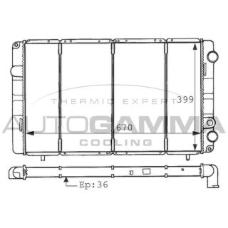Radiatorius, variklio aušinimas AUTOGAMMA 100915