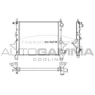 Radiatorius, variklio aušinimas AUTOGAMMA 100916