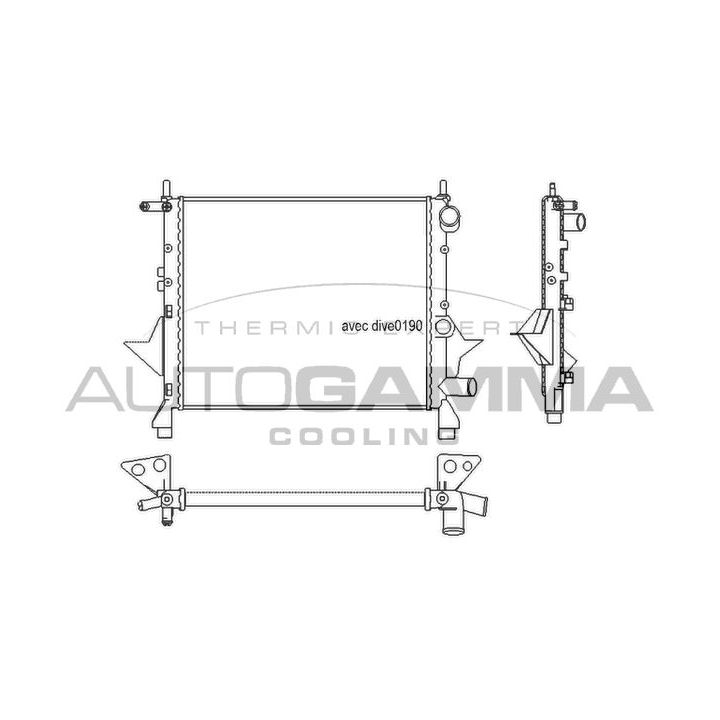 Radiatorius, variklio aušinimas AUTOGAMMA 100916