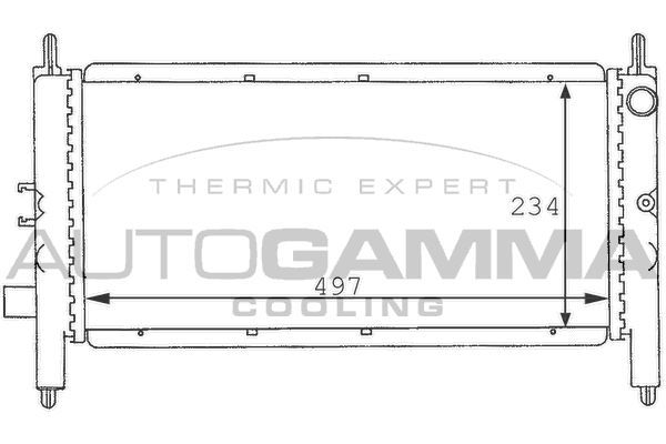Radiatorius, variklio aušinimas AUTOGAMMA 100919