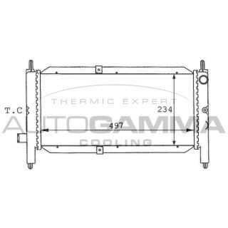Radiatorius, variklio aušinimas AUTOGAMMA 100920