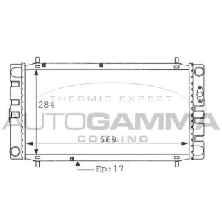 Radiatorius, variklio aušinimas AUTOGAMMA 100923