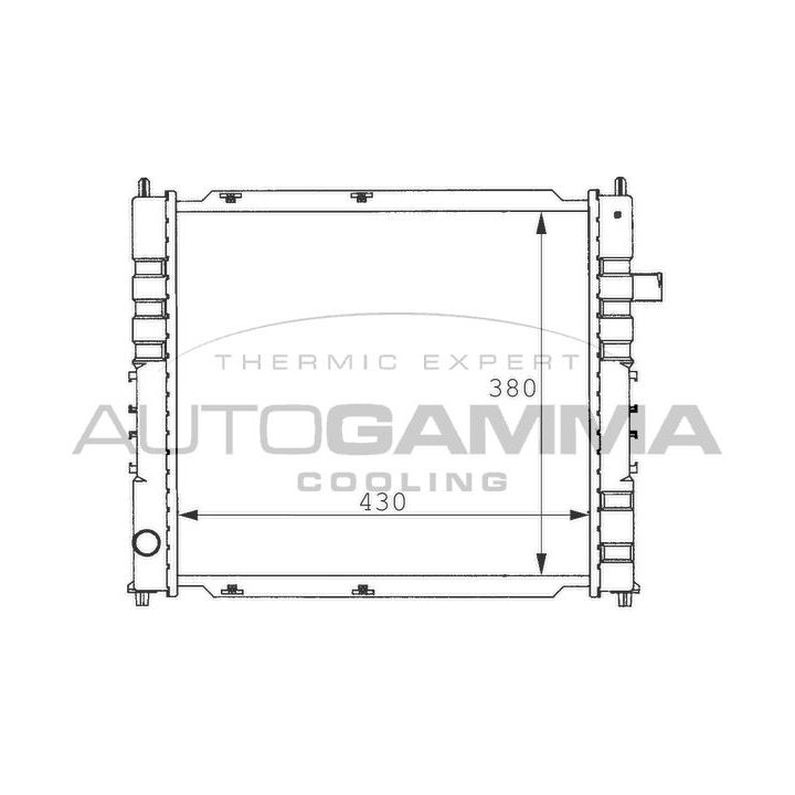 Radiatorius, variklio aušinimas AUTOGAMMA 100924