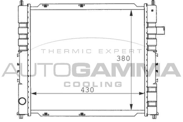 Radiatorius, variklio aušinimas AUTOGAMMA 100924