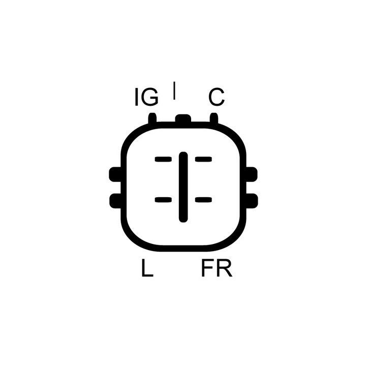 Kintamosios srovės generatorius LUCAS LRA03195
