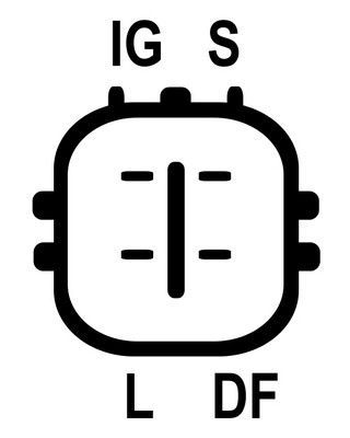 Kintamosios srovės generatorius LUCAS LRA03271