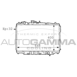 Radiatorius, variklio aušinimas AUTOGAMMA 101131