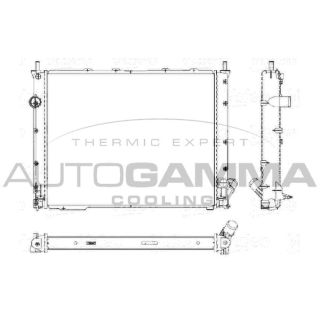 Radiatorius, variklio aušinimas AUTOGAMMA 101182