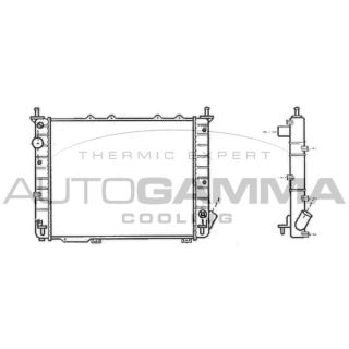 Radiatorius, variklio aušinimas AUTOGAMMA 101184