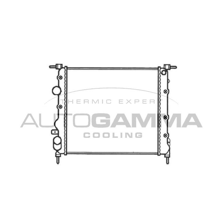 Radiatorius, variklio aušinimas AUTOGAMMA 101240