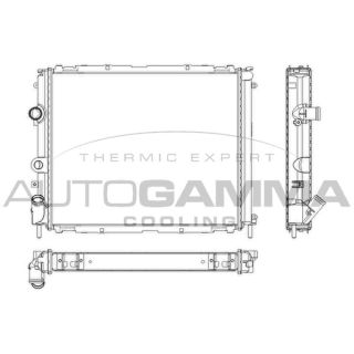 Radiatorius, variklio aušinimas AUTOGAMMA 101242