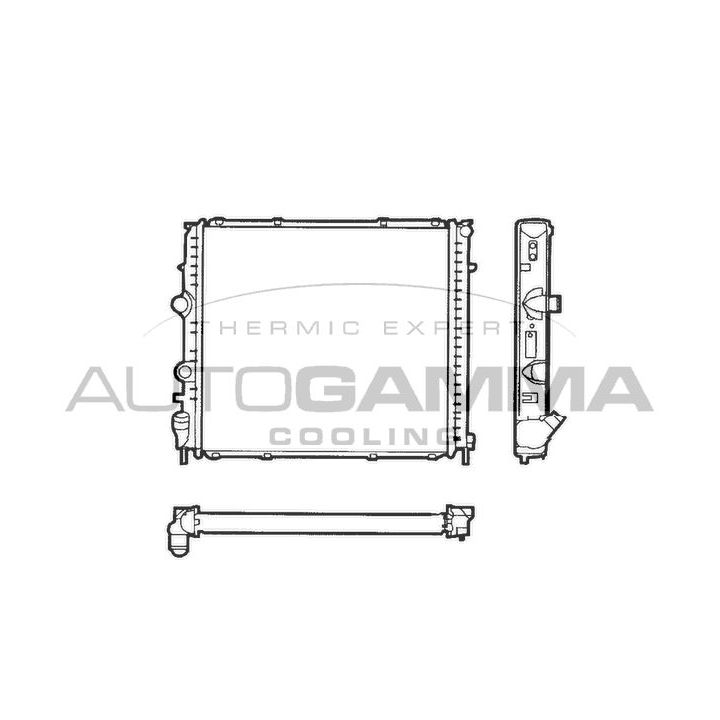 Radiatorius, variklio aušinimas AUTOGAMMA 101246