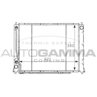 Radiatorius, variklio aušinimas AUTOGAMMA 101256