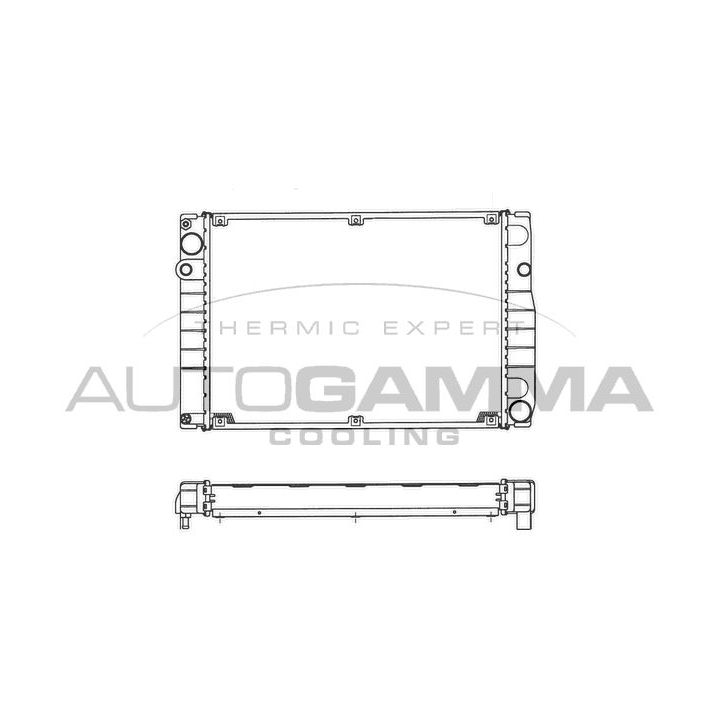 Radiatorius, variklio aušinimas AUTOGAMMA 101300