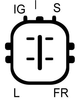 Kintamosios srovės generatorius LUCAS LRA03606