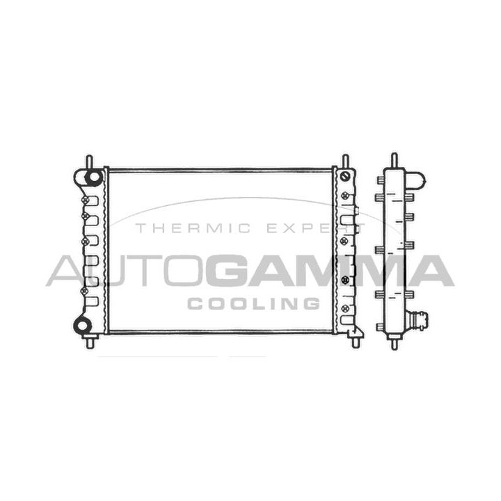 Radiatorius, variklio aušinimas AUTOGAMMA 101399
