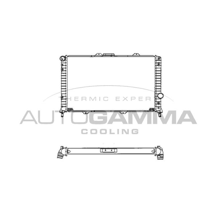 Radiatorius, variklio aušinimas AUTOGAMMA 101401