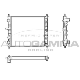 Radiatorius, variklio aušinimas AUTOGAMMA 101405