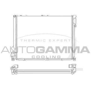 Radiatorius, variklio aušinimas AUTOGAMMA 101406