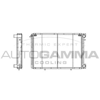 Radiatorius, variklio aušinimas AUTOGAMMA 101407