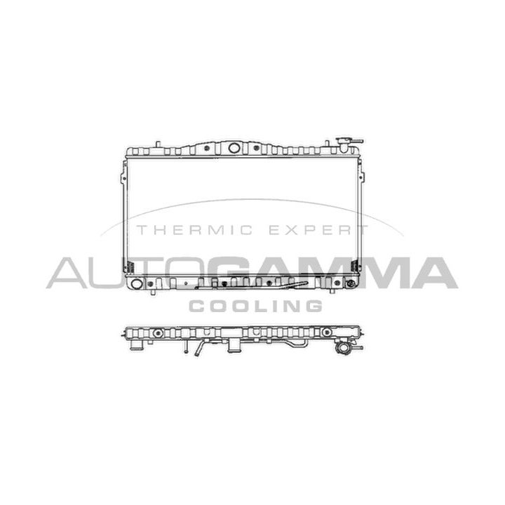 Radiatorius, variklio aušinimas AUTOGAMMA 101444