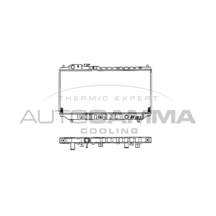 Radiatorius, variklio aušinimas AUTOGAMMA 101450
