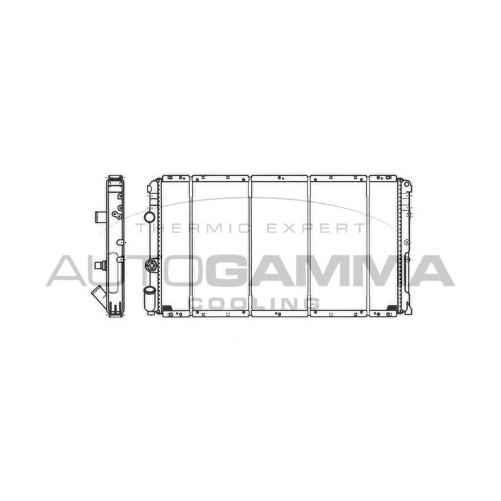 Radiatorius, variklio aušinimas AUTOGAMMA 101461