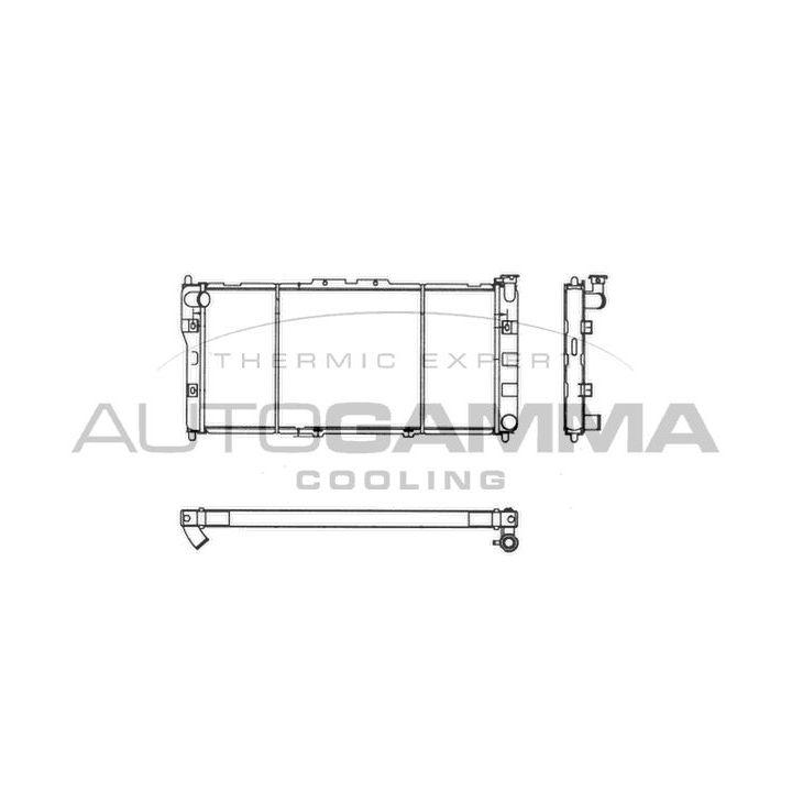 Radiatorius, variklio aušinimas AUTOGAMMA 101997