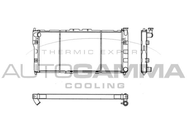 Radiatorius, variklio aušinimas AUTOGAMMA 101997