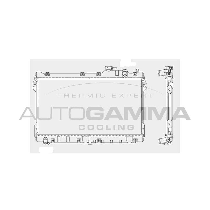 Radiatorius, variklio aušinimas AUTOGAMMA 101998