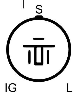 Kintamosios srovės generatorius LUCAS LRA03750