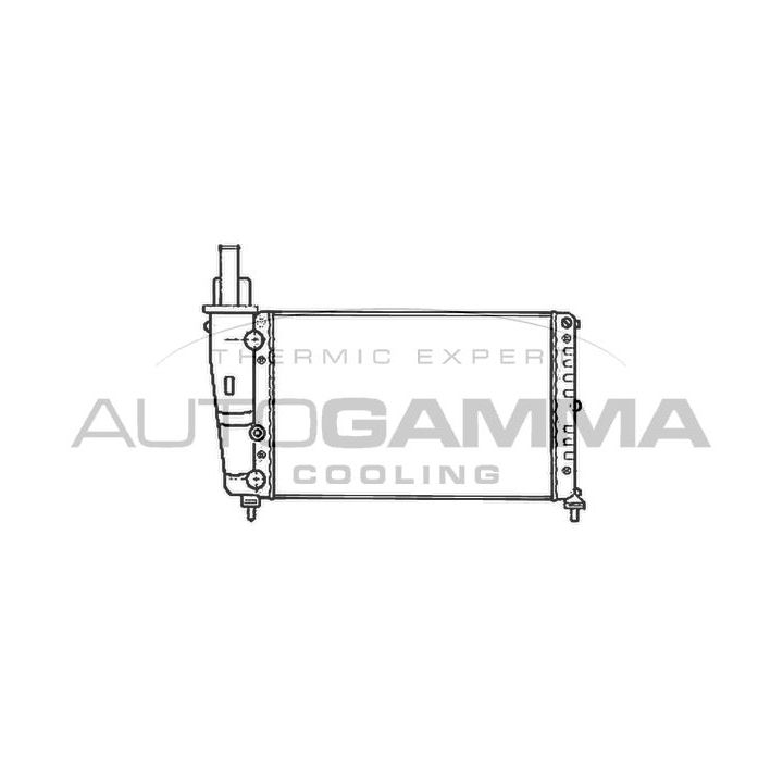 Radiatorius, variklio aušinimas AUTOGAMMA 102066