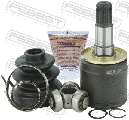 Jungčių komplektas, kardaninis velenas FEBEST 0411-PD4WLH