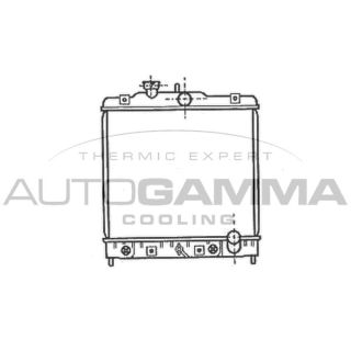Radiatorius, variklio aušinimas AUTOGAMMA 102107