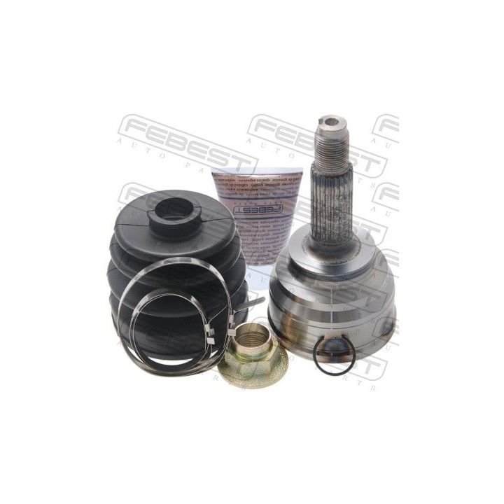 Jungčių komplektas, kardaninis velenas FEBEST 0510-001