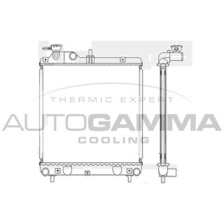 Radiatorius, variklio aušinimas AUTOGAMMA 102124