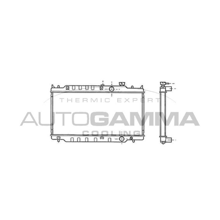 Radiatorius, variklio aušinimas AUTOGAMMA 102139