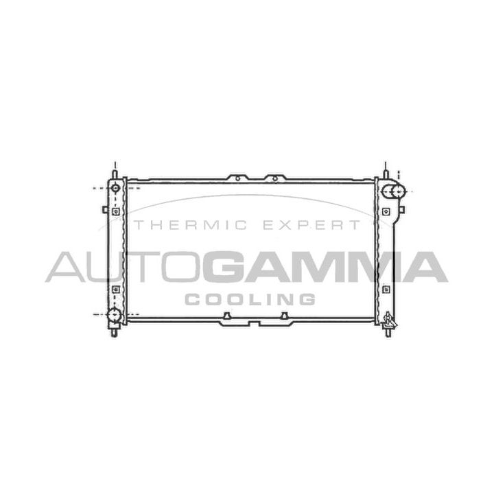 Radiatorius, variklio aušinimas AUTOGAMMA 102140