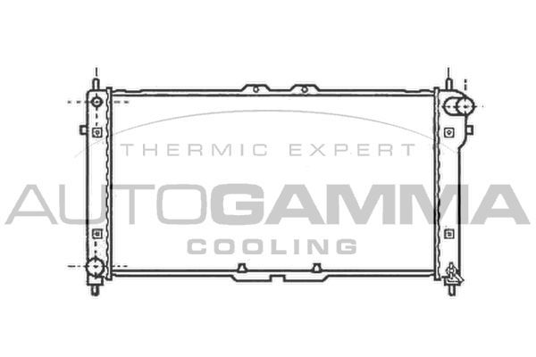 Radiatorius, variklio aušinimas AUTOGAMMA 102140