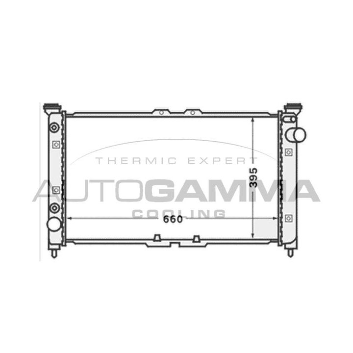 Radiatorius, variklio aušinimas AUTOGAMMA 102145