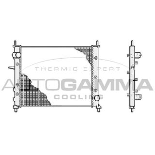 Radiatorius, variklio aušinimas AUTOGAMMA 102866