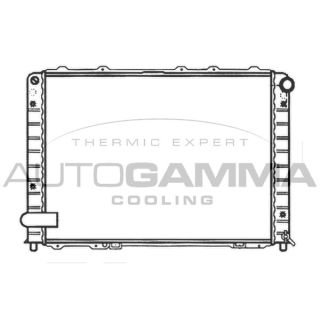 Radiatorius, variklio aušinimas AUTOGAMMA 102912