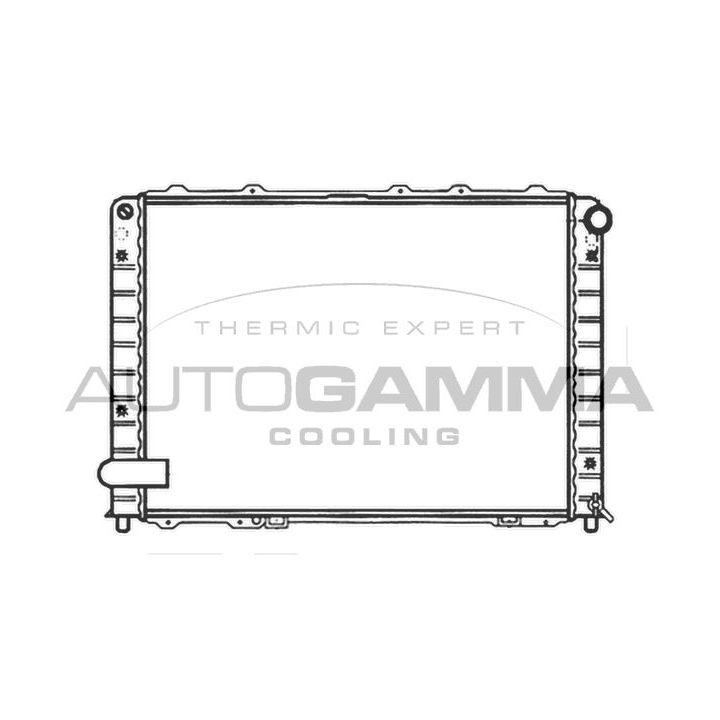 Radiatorius, variklio aušinimas AUTOGAMMA 102912
