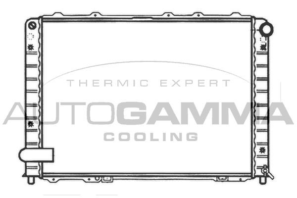 Radiatorius, variklio aušinimas AUTOGAMMA 102912