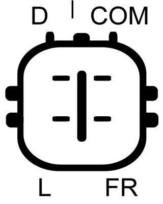 Kintamosios srovės generatorius LUCAS LRA04333