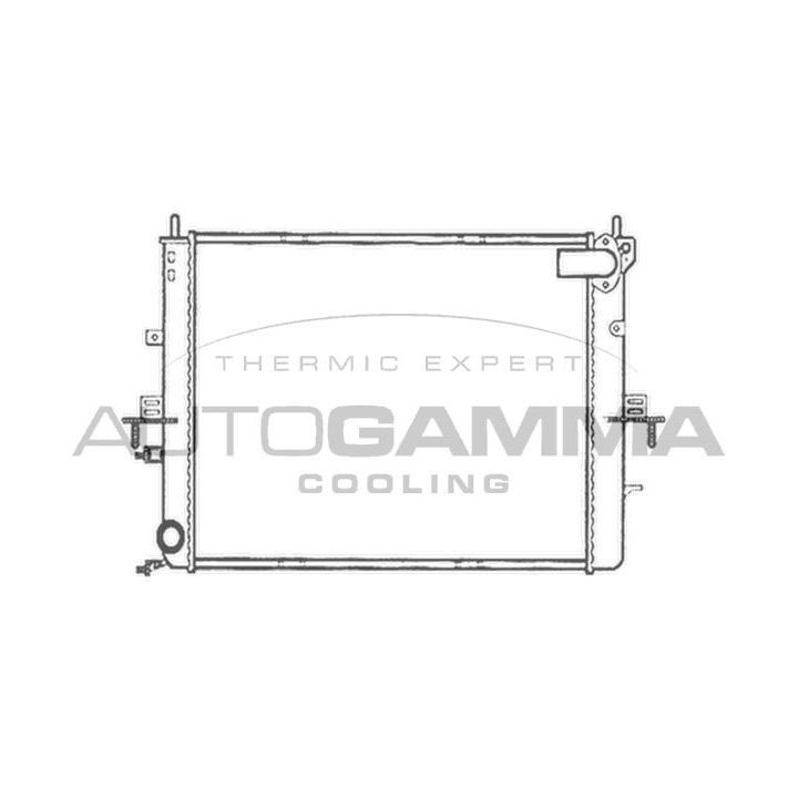 Radiatorius, variklio aušinimas AUTOGAMMA 102937